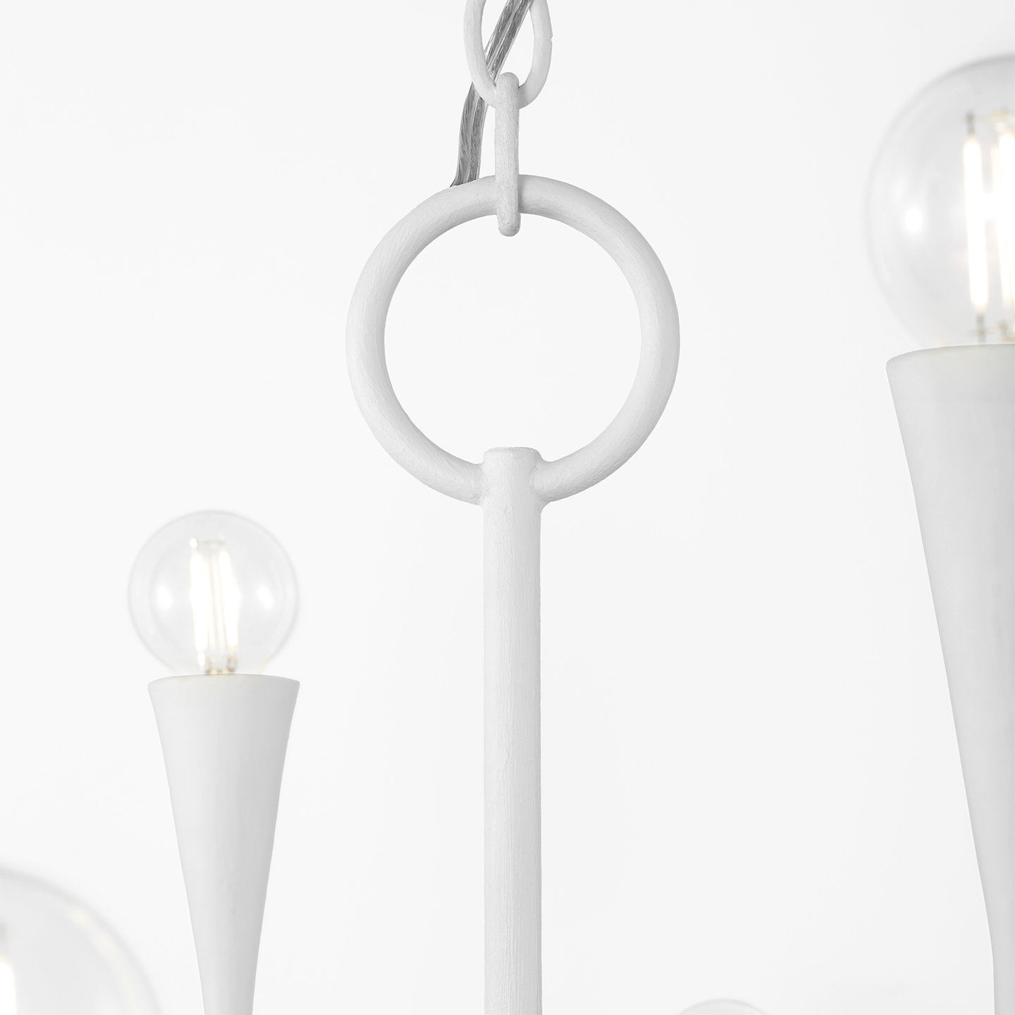 Marini 43" Chandelier | Plaster White
