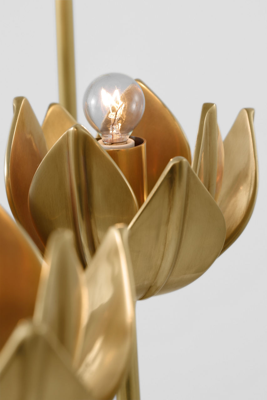 Alberto Medium Open Cage Lantern | Antique-Burnished Brass