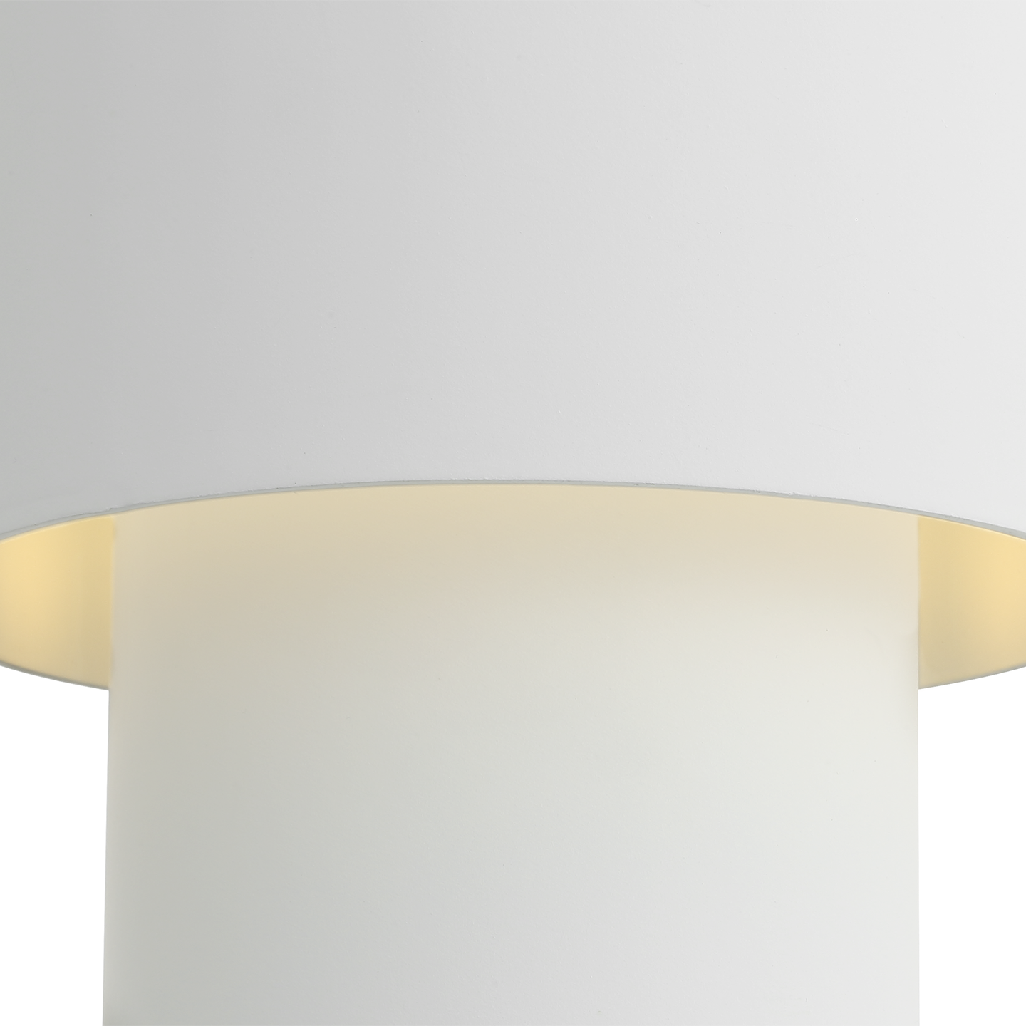 Chalmette 6" Layered Pendant | Plaster White