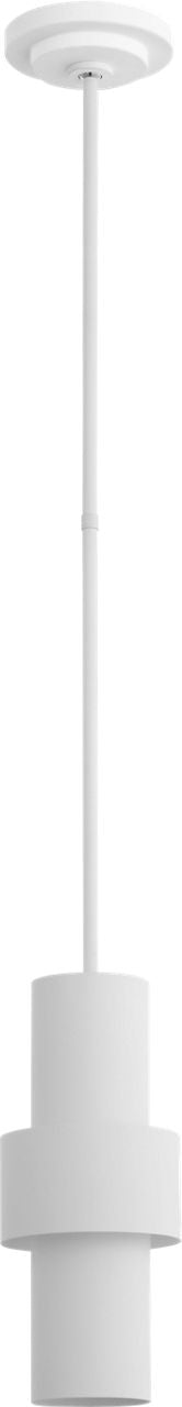 Chalmette 6" Layered Pendant | Plaster White