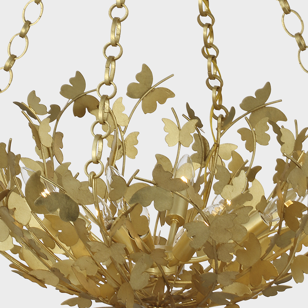 Farfalle 30" Basket Chandelier | Gild