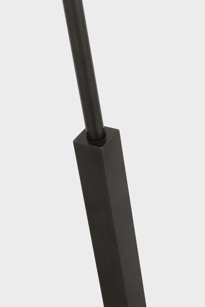 Hackney Cordless Floor Lamp | Bronze | Linen Shade