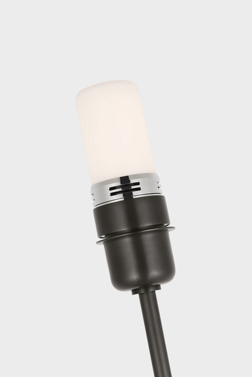 Hackney Cordless Floor Lamp | Bronze | Linen Shade