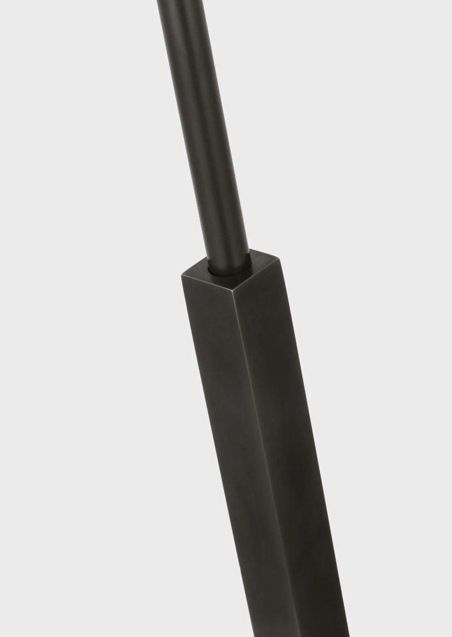 Hackney Cordless Floor Lamp | Bronze | Linen Shade