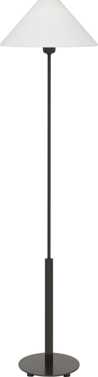 Hackney Floor Lamp | Bronze | Linen Shade