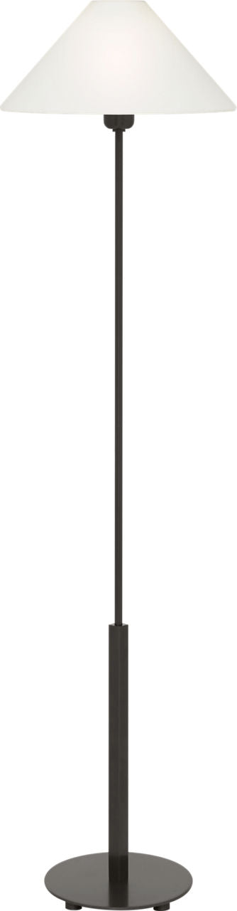 Hackney Floor Lamp | Bronze | Linen Shade