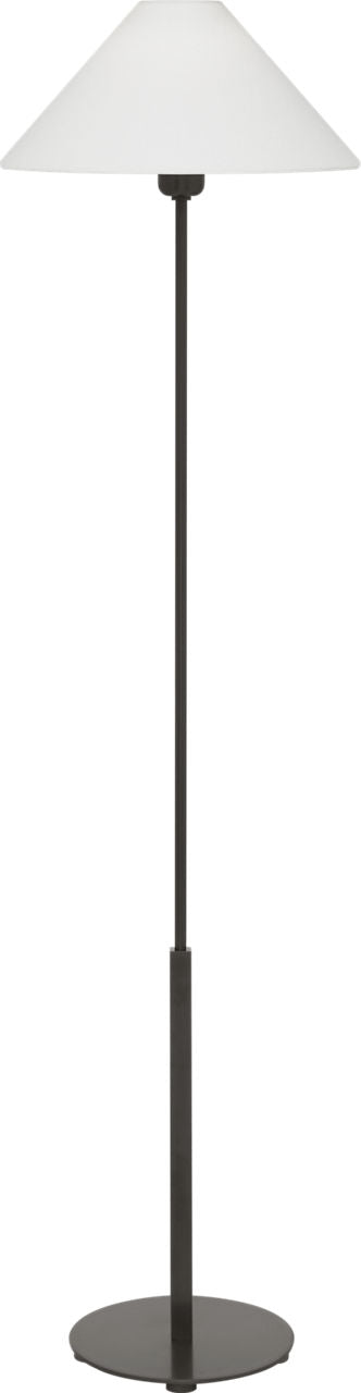 Hackney Floor Lamp | Bronze | Linen Shade