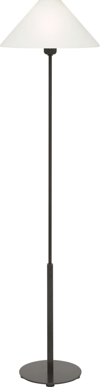 Hackney Floor Lamp | Bronze | Linen Shade