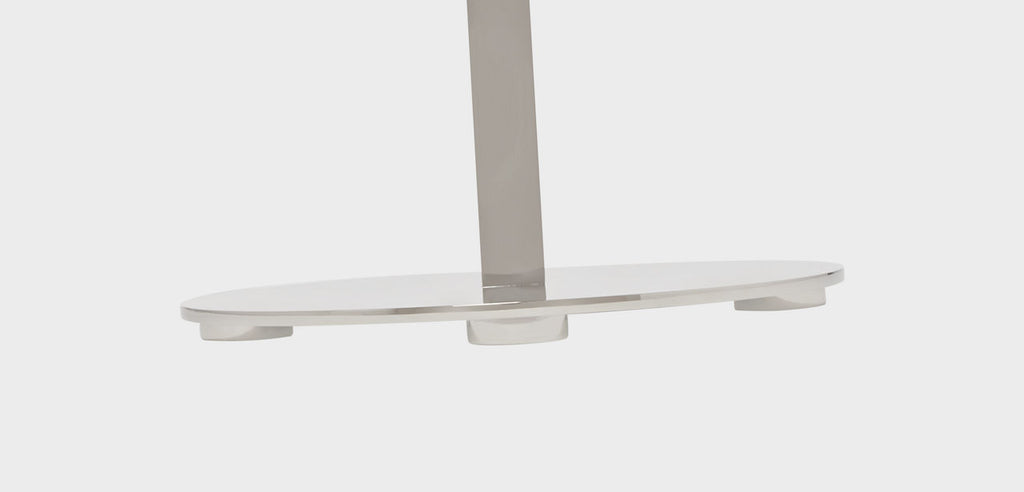 Hackney Floor Lamp | Polished Nickel | Linen Shade
