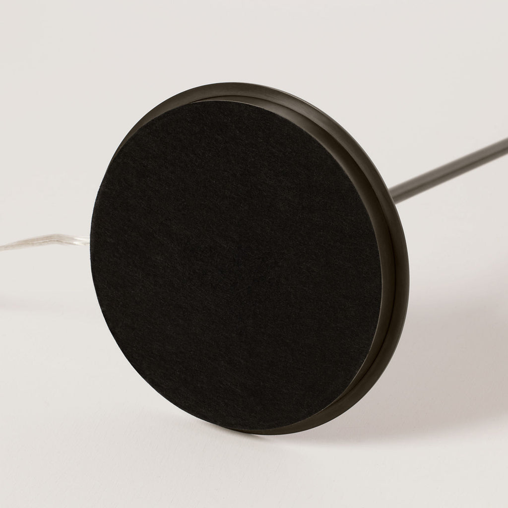 Hackney Bridge Arm Floor Lamp | Bronze | Linen Shade