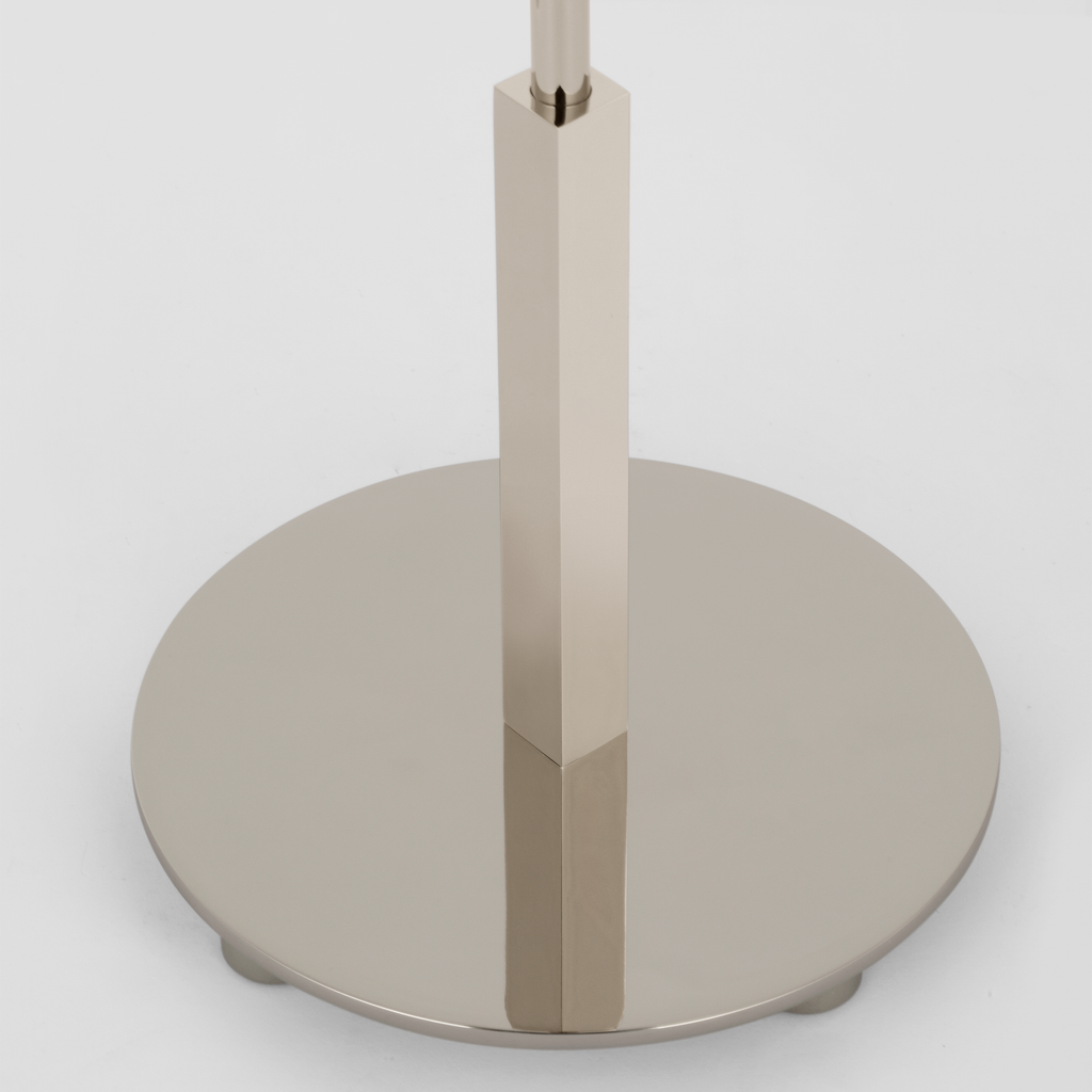 Hackney 24" Cordless Buffet Lamp | Polished Nickel | Linen Shade