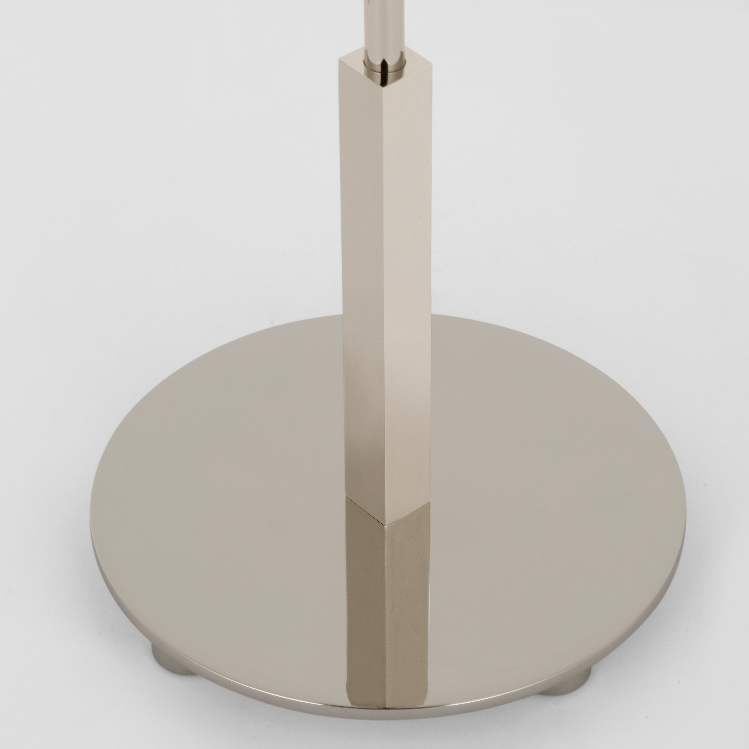 Hackney 24" Cordless Buffet Lamp | Polished Nickel | Linen Shade