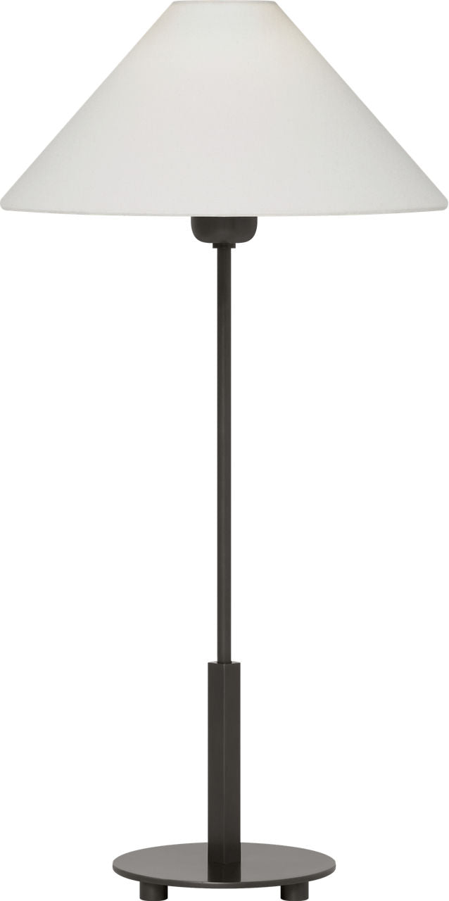 Hackney Buffet Lamp | Bronze | Linen Shade