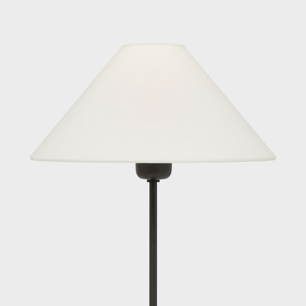 Hackney Table Lamp | Bronze | Linen Shade