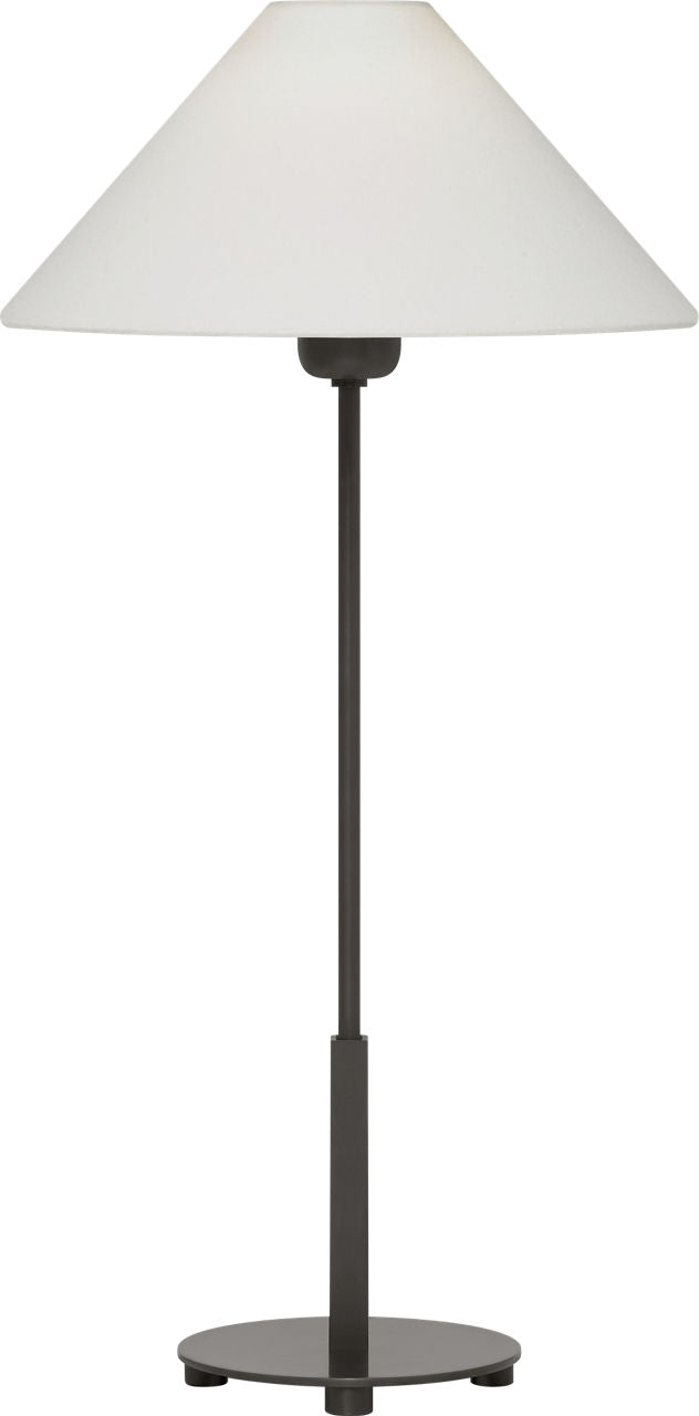Hackney Buffet Lamp | Bronze | Linen Shade
