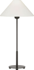 Hackney Table Lamp | Bronze | Linen Shade