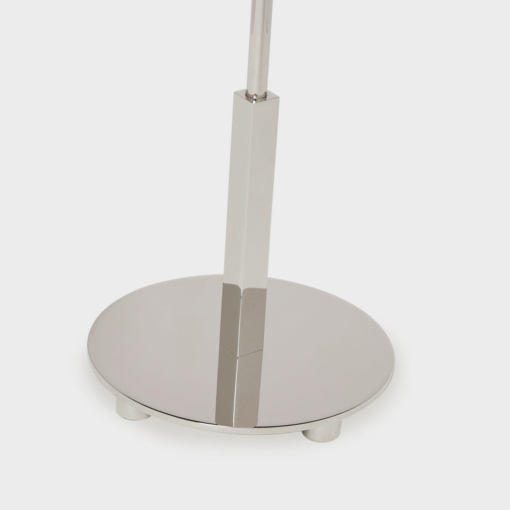 Hackney Table Lamp | Polished Nickel | Linen Shade