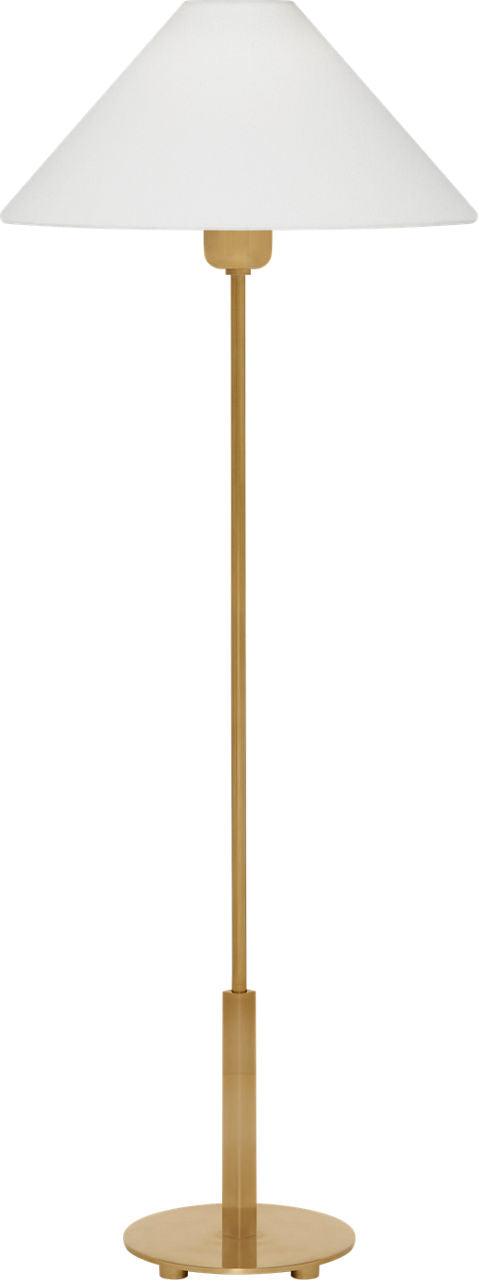 Hackney Table Lamp | Hand-Rubbed Antique Brass | Linen Shade