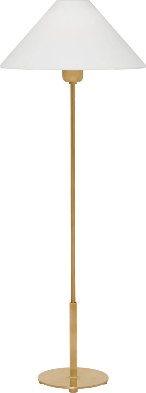 Hackney Table Lamp | Hand-Rubbed Antique Brass | Linen Shade