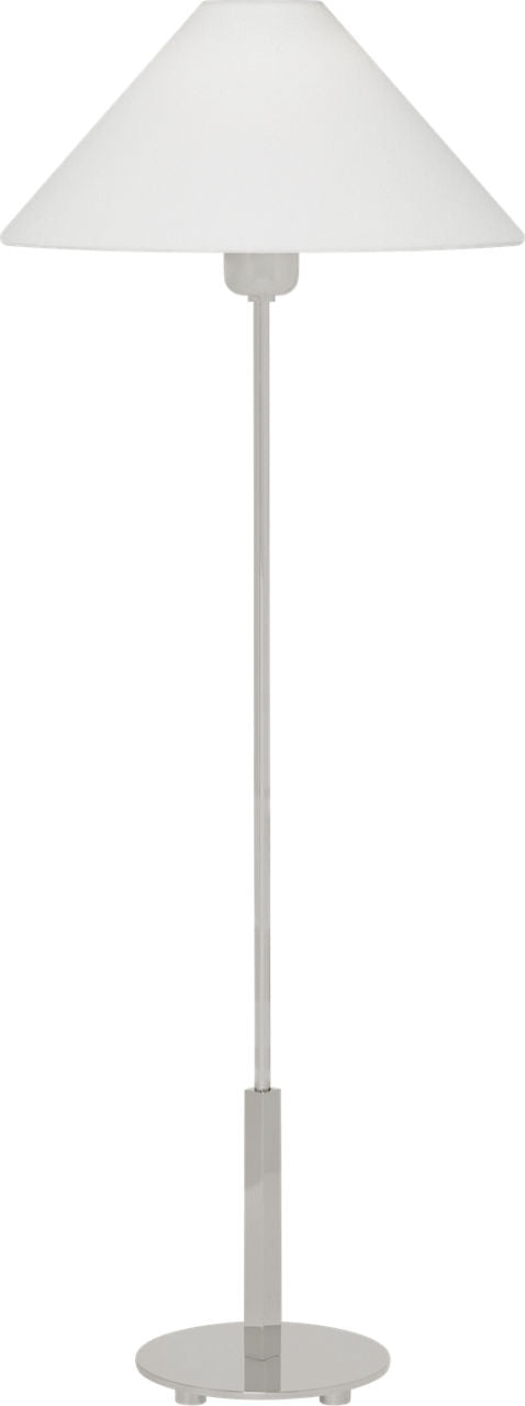 Hackney Table Lamp | Polished Nickel | Linen Shade