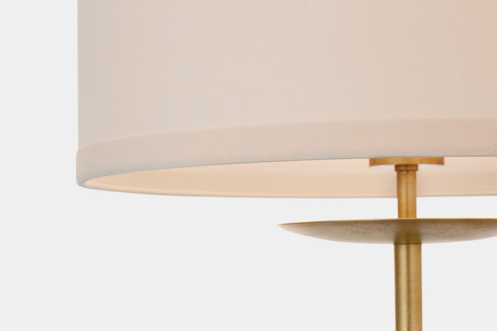 Walker 58" Cordless Floor Lamp | Gild | Linen Shade