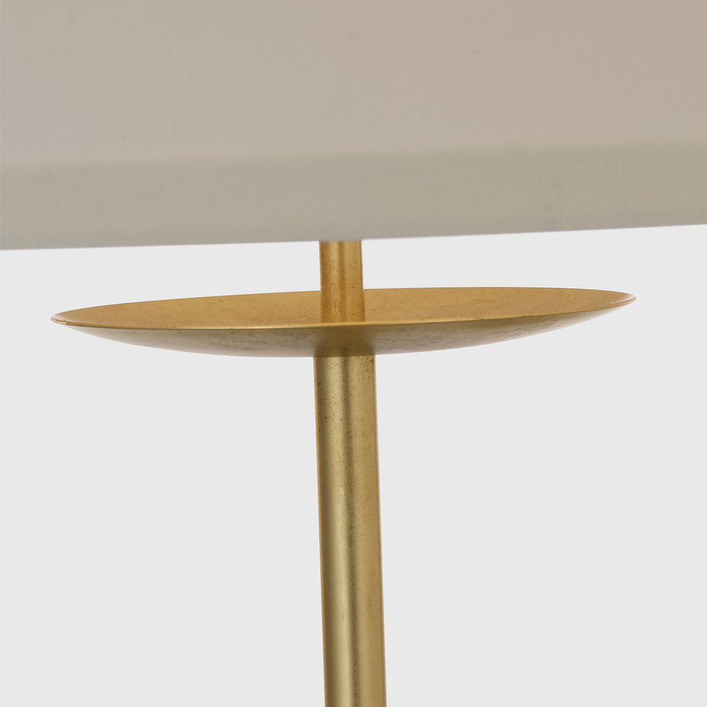 Walker 58" Cordless Floor Lamp | Gild | Linen Shade