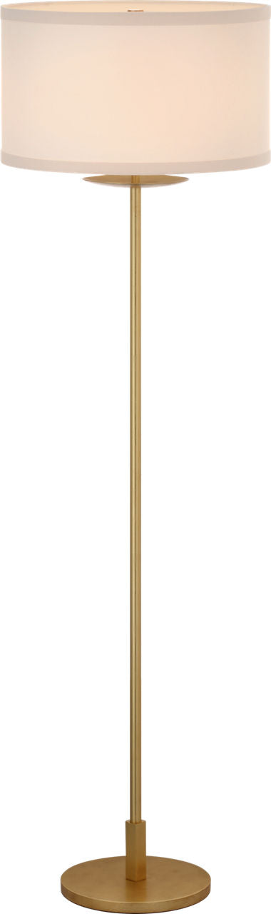Walker 58" Cordless Floor Lamp | Gild | Linen Shade