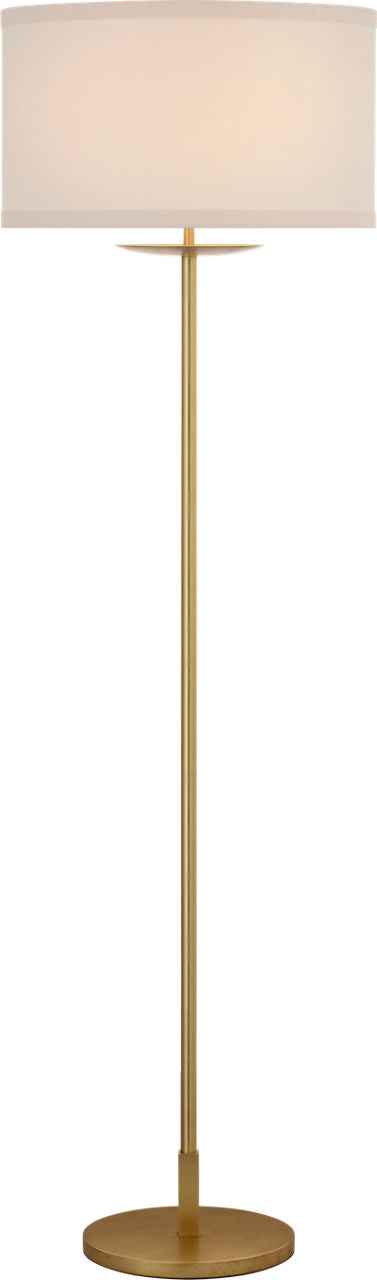 Walker 58" Cordless Floor Lamp | Gild | Linen Shade