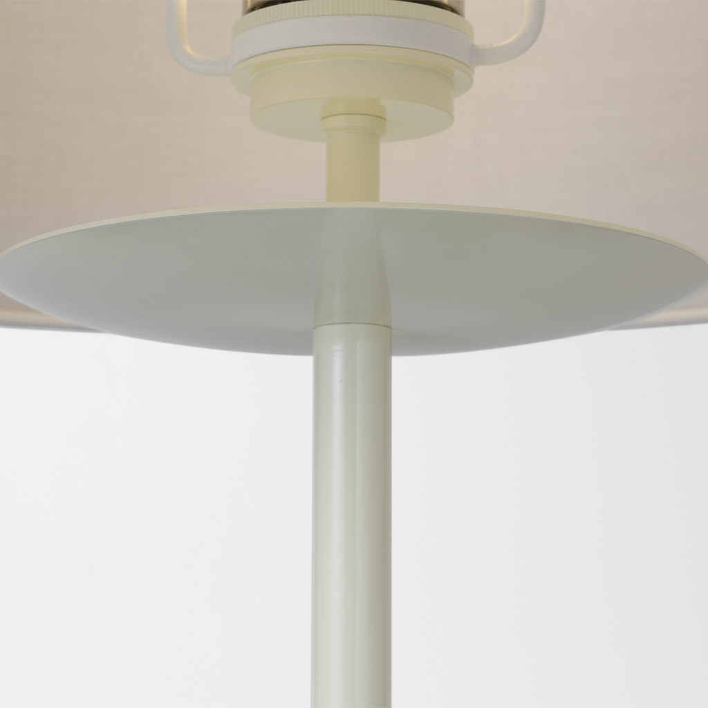Walker 58" Cordless Floor Lamp | Light Cream | Natural Linen Shade