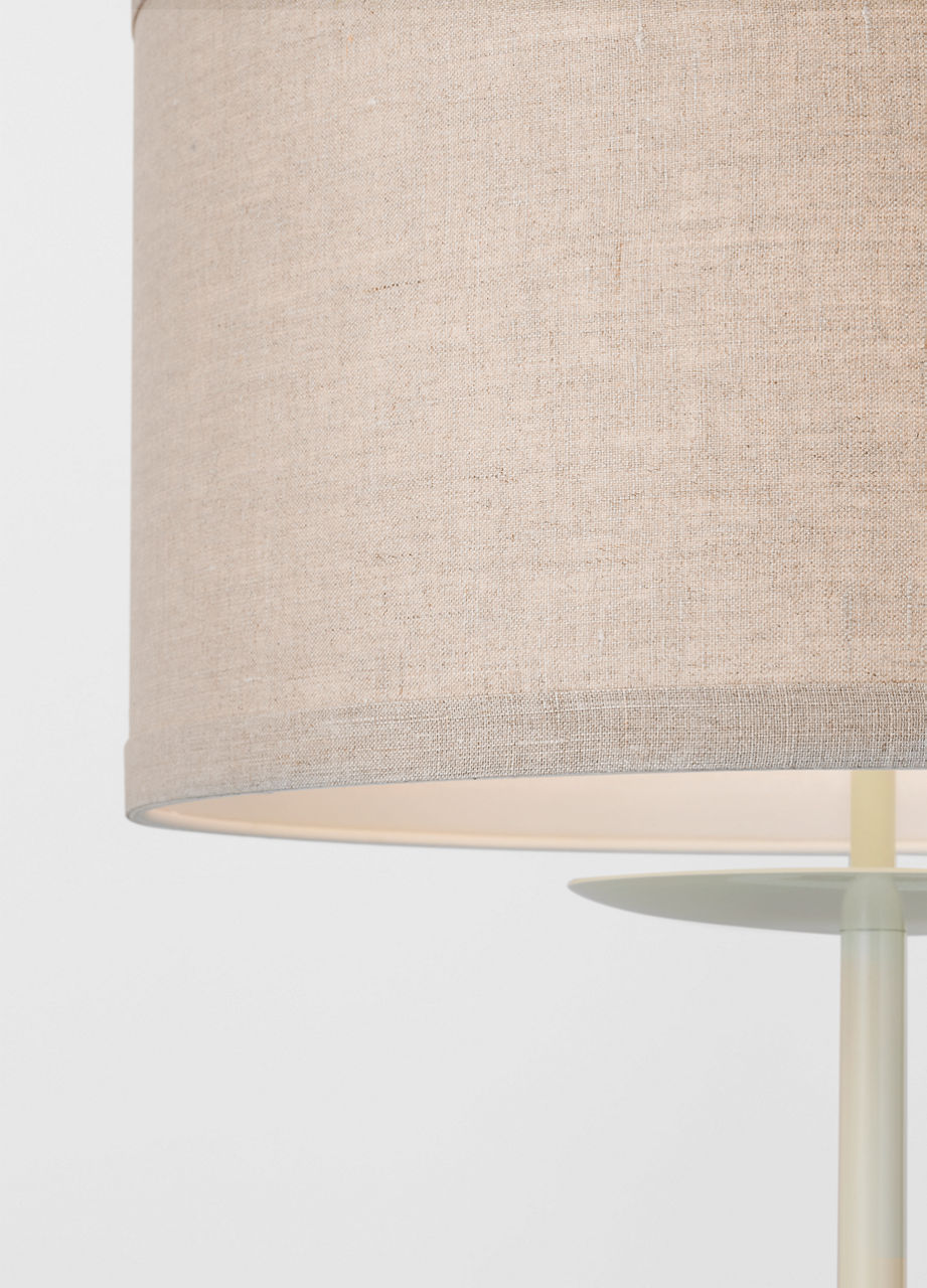 Walker 58" Cordless Floor Lamp | Light Cream | Natural Linen Shade