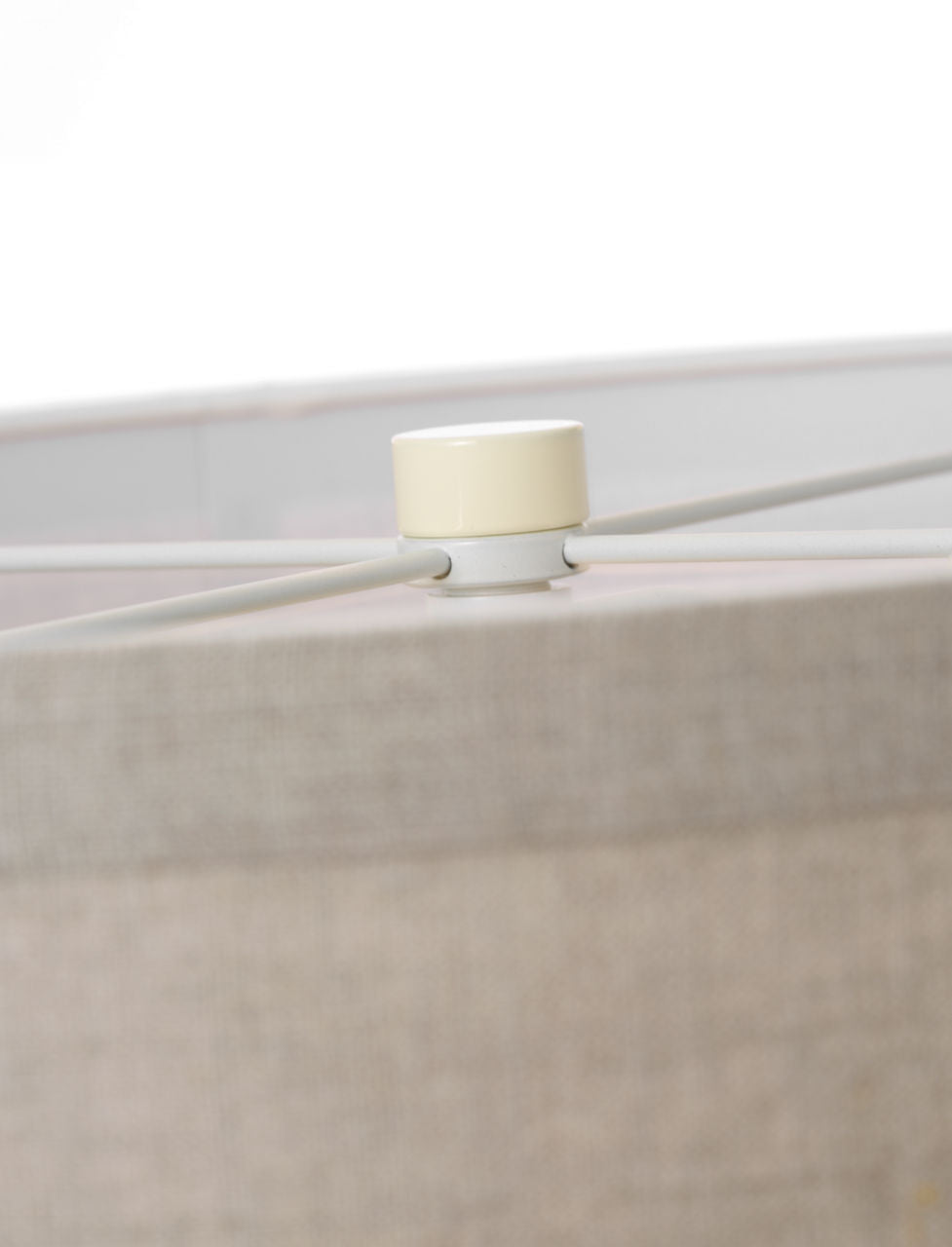 Walker 58" Cordless Floor Lamp | Light Cream | Natural Linen Shade