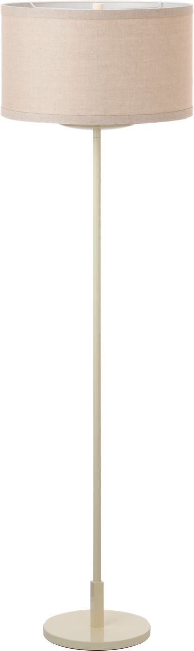 Walker 58" Cordless Floor Lamp | Light Cream | Natural Linen Shade