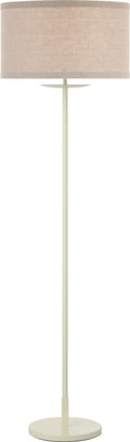 Walker 58" Cordless Floor Lamp | Light Cream | Natural Linen Shade