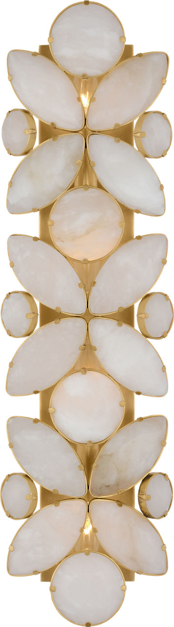 Lloyd 26" Sconce | Soft Brass | Alabaster