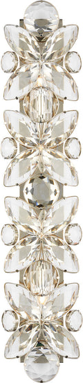 Lloyd 33" Sconce | Polished Nickel | Crystal