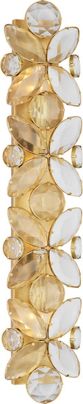 Lloyd 33" Sconce | Soft Brass | Crystal