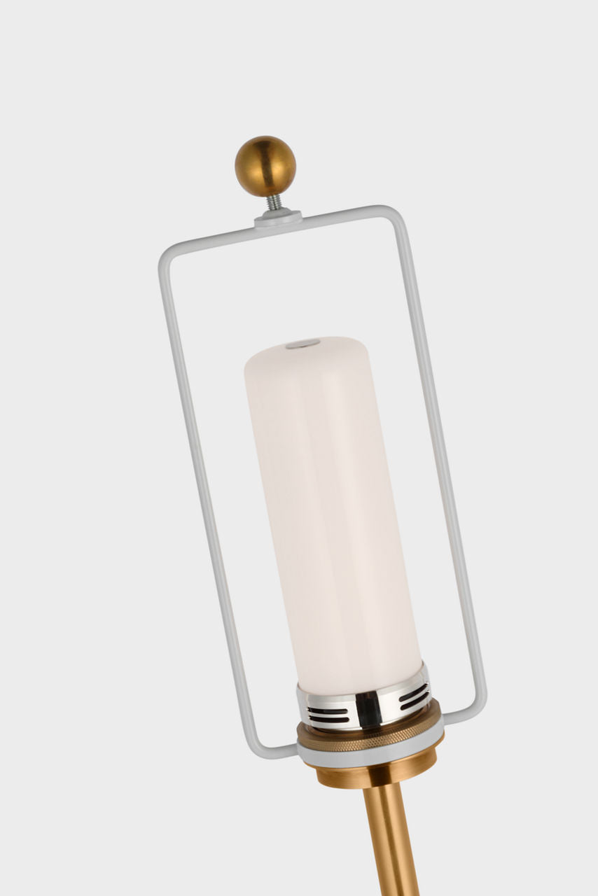 Elsie Cordless Table Lamp | Blush | Linen Shade