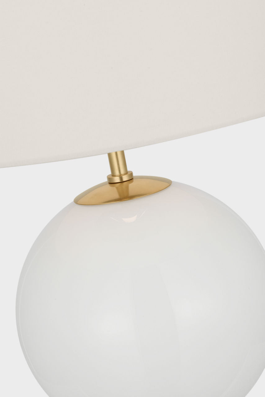 Elsie Cordless Table Lamp | Cream | Linen Shade