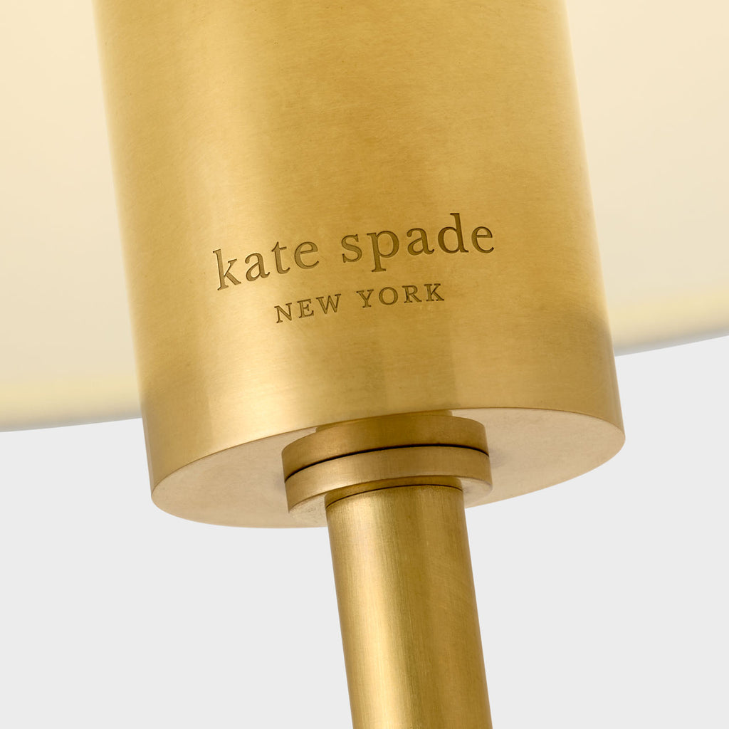 Albie Small Desk Lamp | Sandy Turquoise | Cream Linen Shade