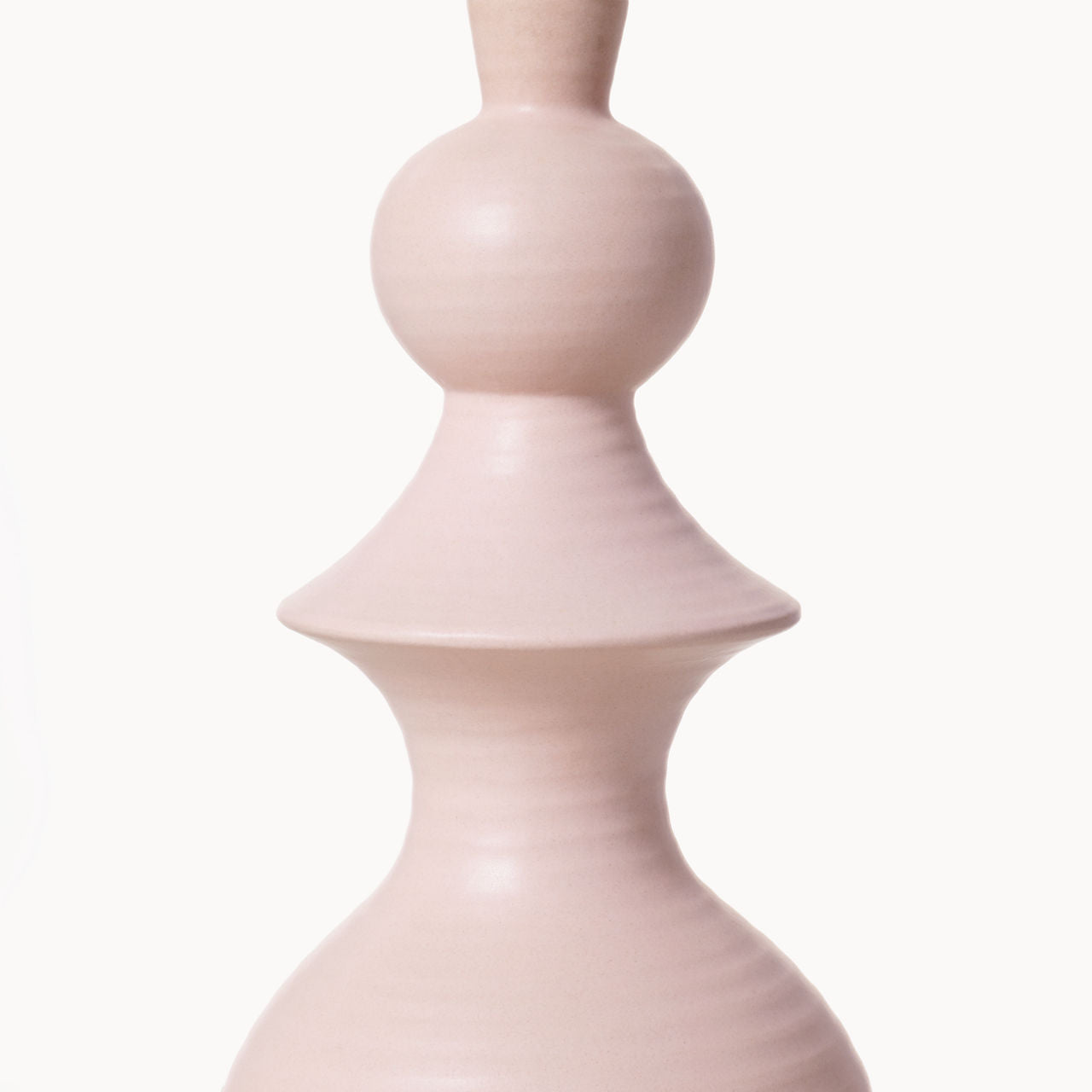 Saxon Large Table Lamp | Blush | Linen Shade