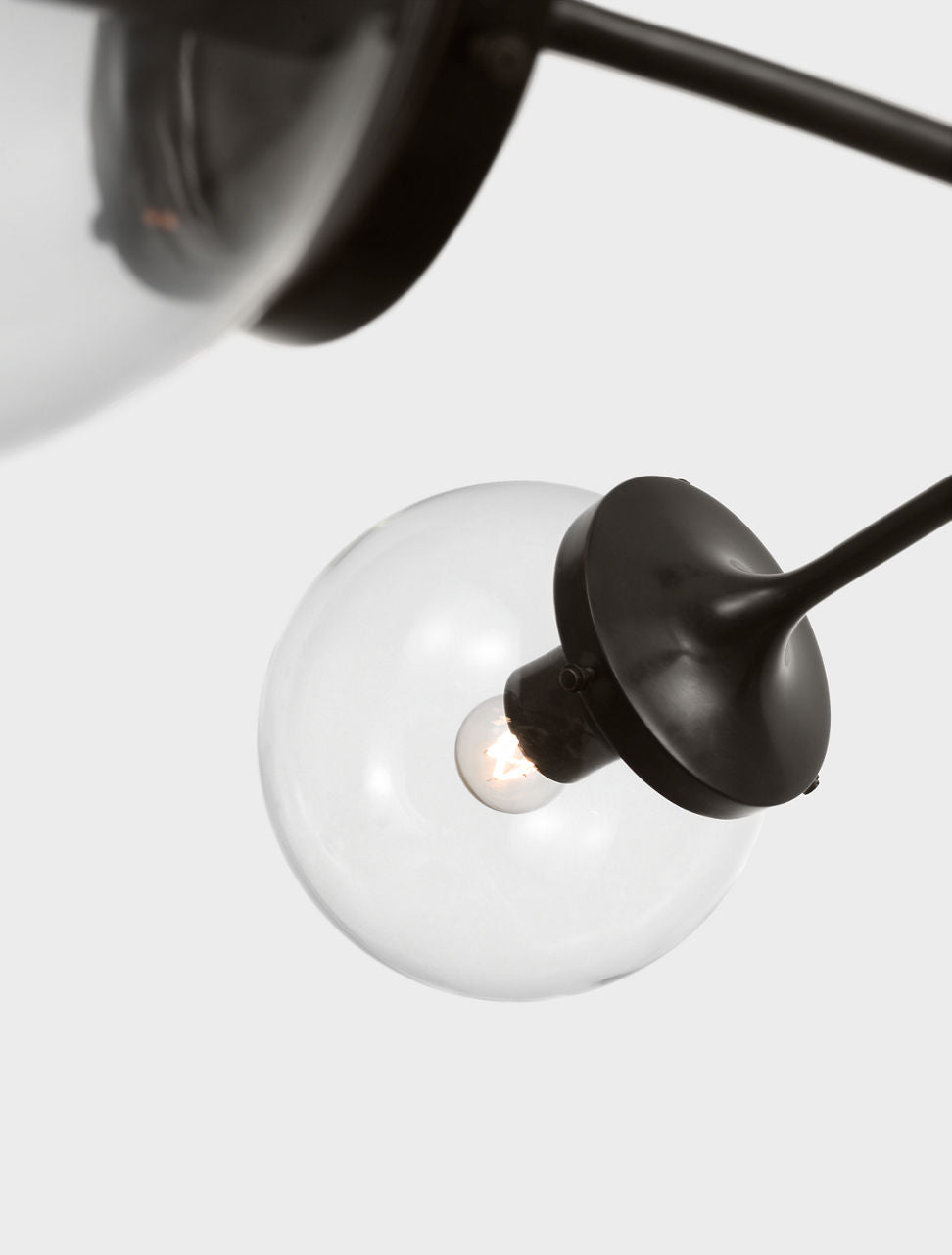 Prescott Medium Mobile Chandelier | Bronze | Clear Glass