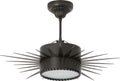 Soleil Medium Semi-Flush | Bronze | Frosted Glass