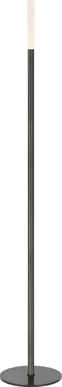 Rousseau 60" Floor Lamp | Bronze | Etched Crystal