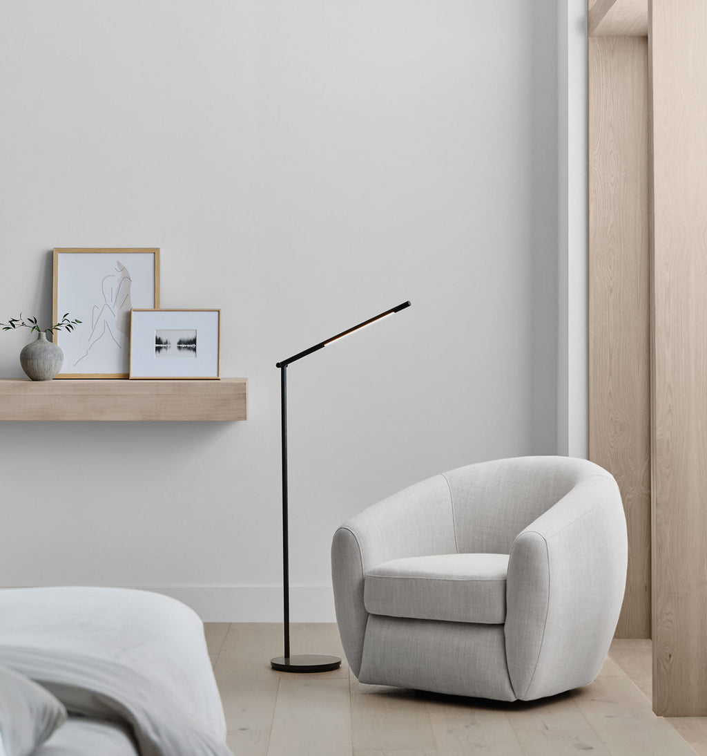 Cona Large Articulating Floor Lamp | Bronze