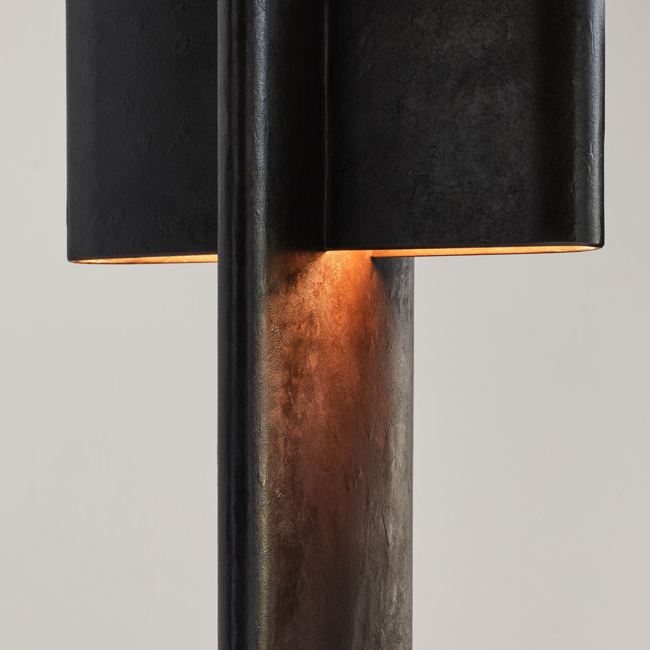 Lotura 72" Intersecting Floor Lamp | Museum Black