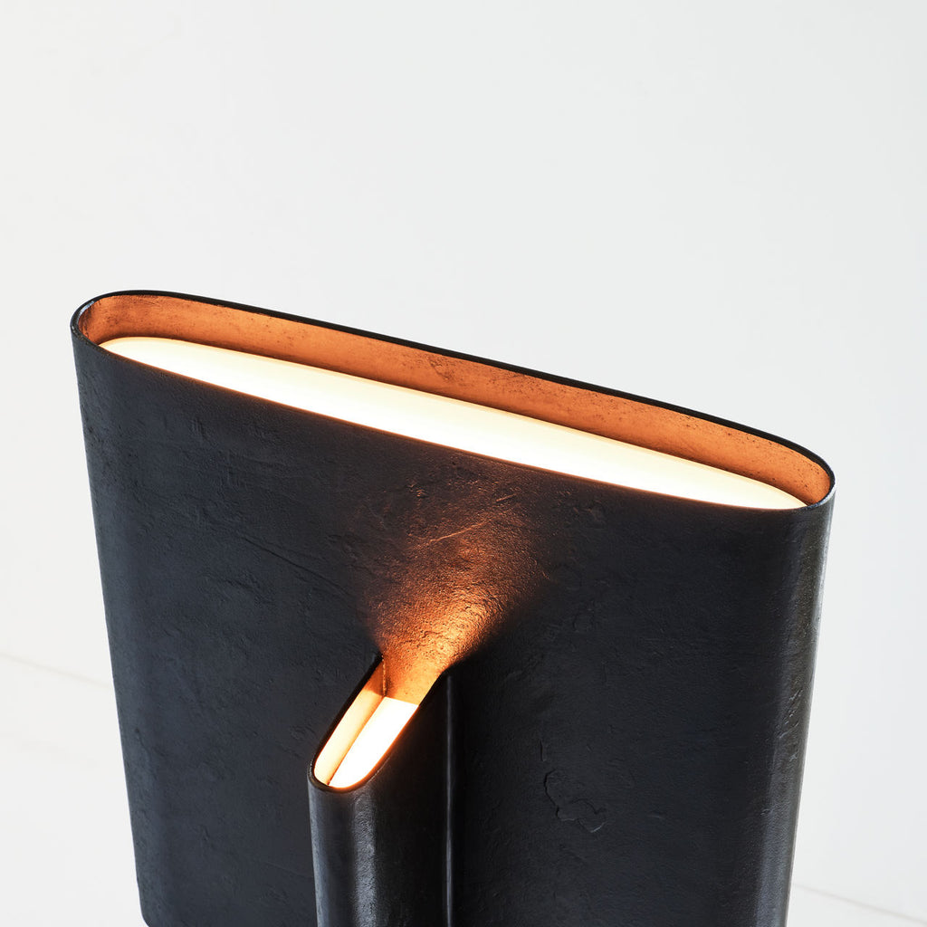 Lotura 72" Intersecting Floor Lamp | Museum Black