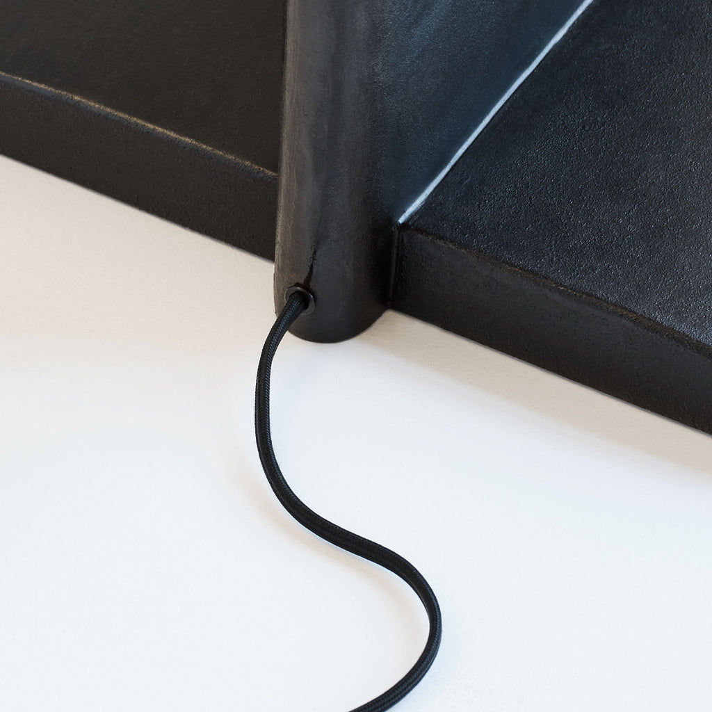 Lotura 72" Intersecting Floor Lamp | Museum Black