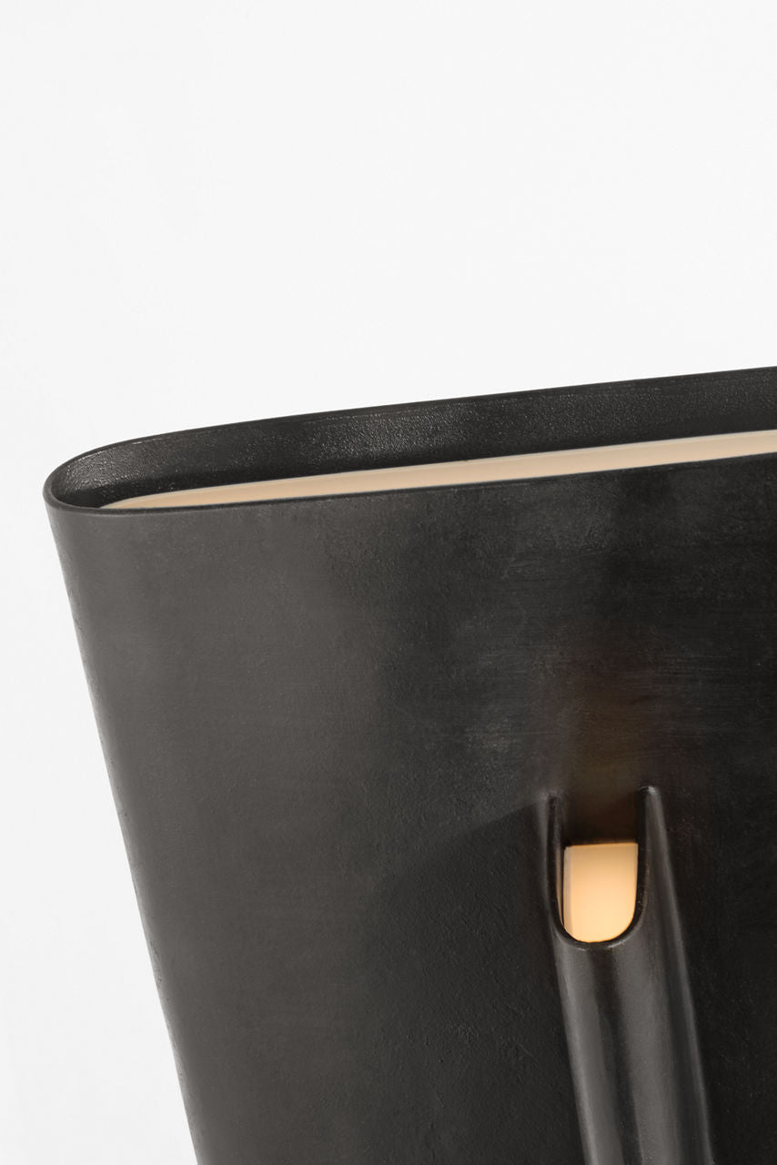 Lotura 72" Intersecting Floor Lamp | Museum Black
