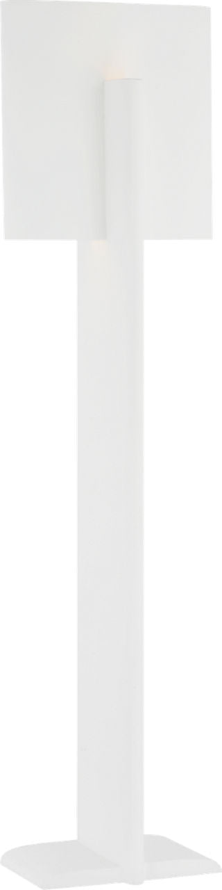 Lotura 72" Intersecting Floor Lamp | Museum White