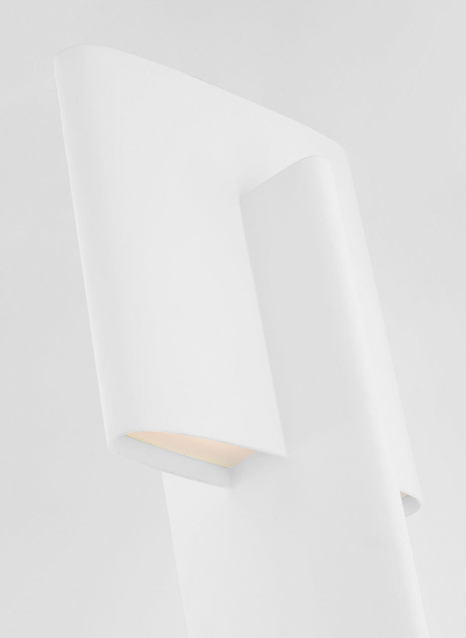 Lotura 72" Intersecting Floor Lamp | Museum White